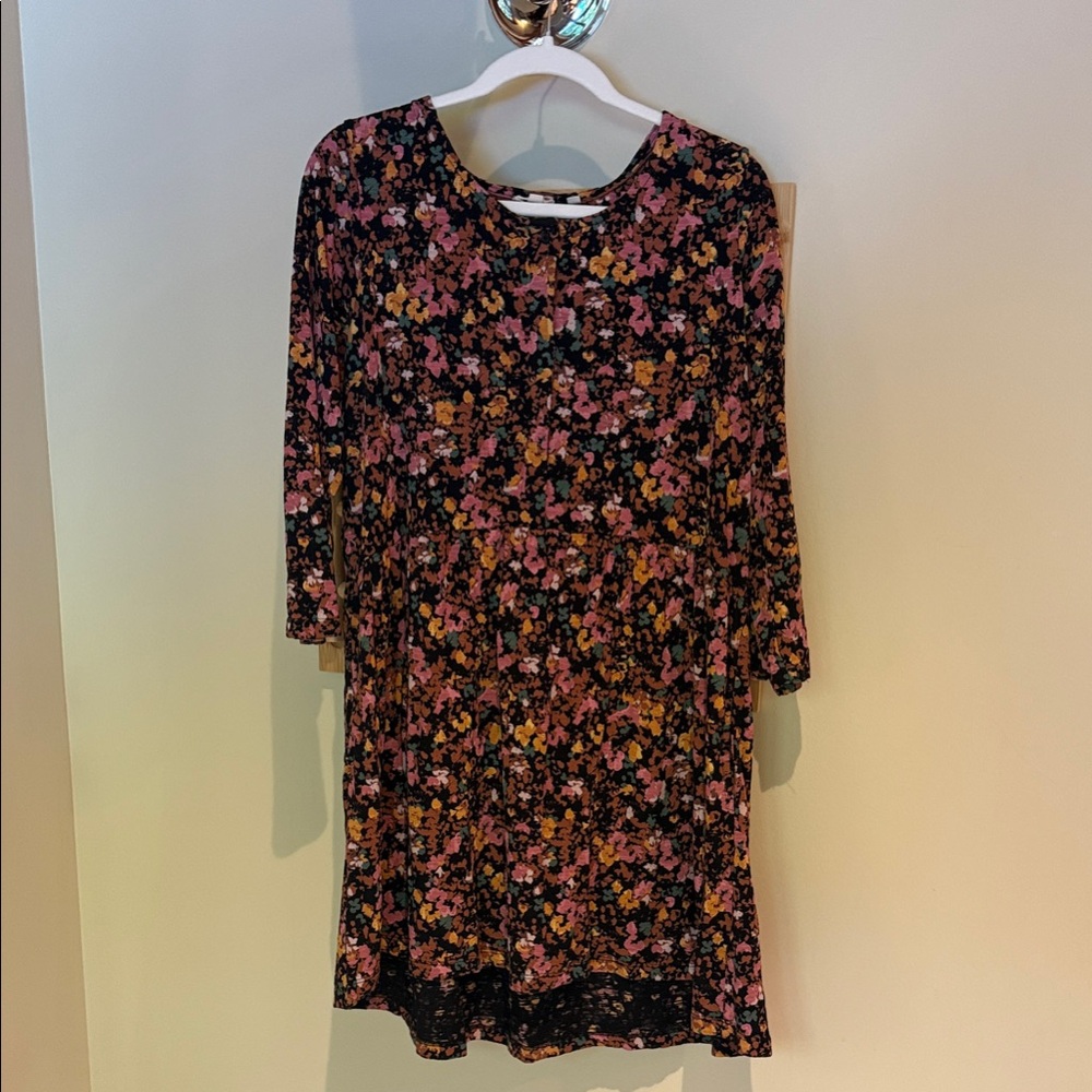 Fat Face 14R Floral Long Sleeve Dress